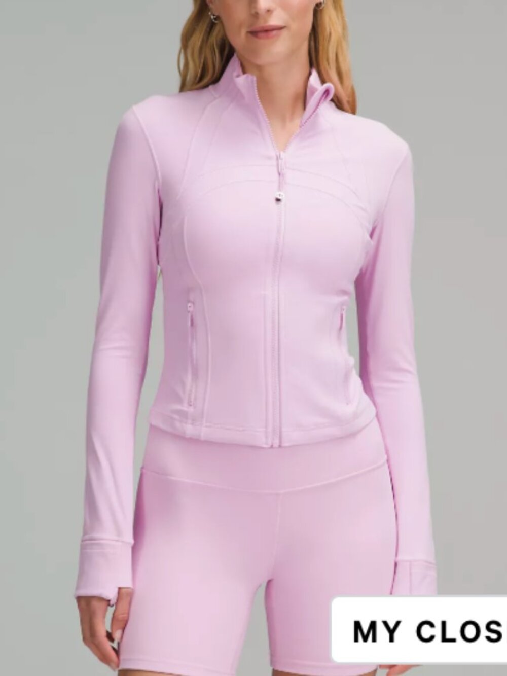 Lululemon Cropped Define Jacket Vita Pink Size 4